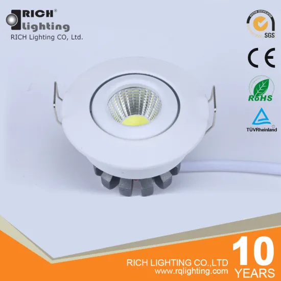 New style recessed 3 watt LED ceiling spot light for kitchen lighting