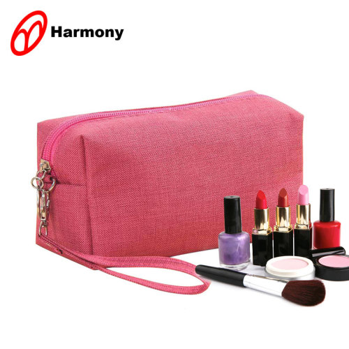 Hotel travel kit colorful polyester cosmetic bag