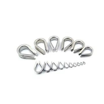 metal thimble stainless steel 316 rigging pulling wire rope thimble eyelet european style 7mm