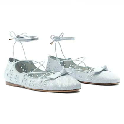 Customized Classic Soft Lace-Up Flat Shoes