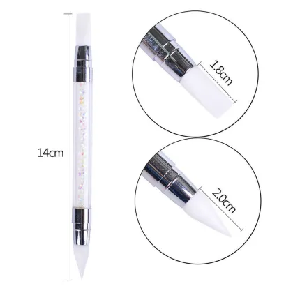 Single New Product: Nail Art Brush Pen Shape Acrylic Dotting Tools for DIY Manicure