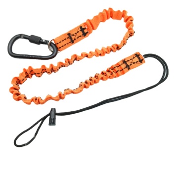 Anti-Lost Tool Leash: Coiled Retractable Bungee Cord Safety Lanyard