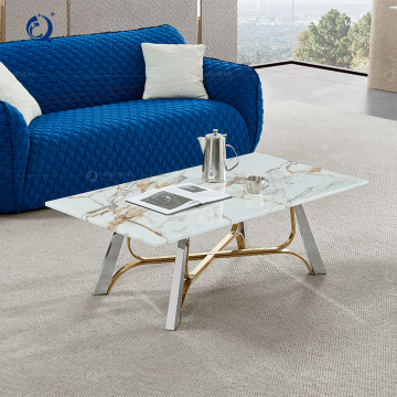 Table basse de salon moderne: tambour en métal martelé à prix équitable
