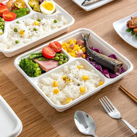 Environmental degradable lunch box soup bowl