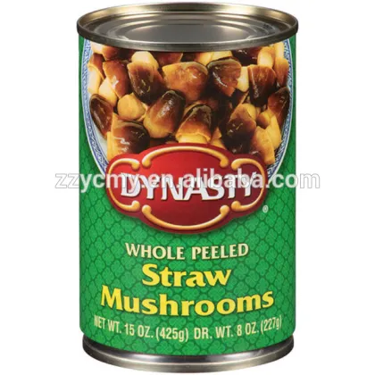 canned straw mushroom with haccp certified company