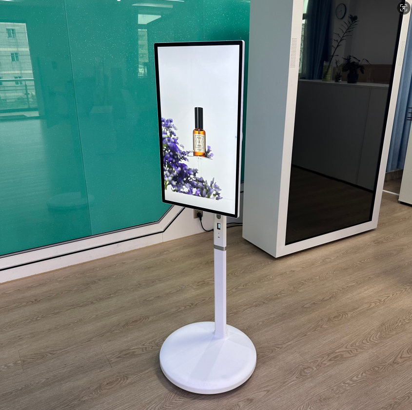 קיוסק LCD נייד מתקדם סיבובי פנימי למרכזים רפואיים והדרכה דיגיטלית במרפאה