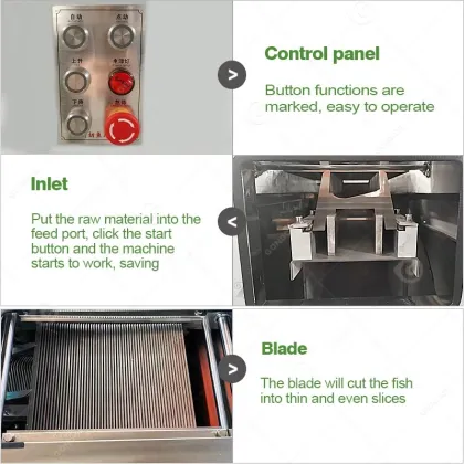 Automatic Fish Sashimi Slicer Machine for Anchovy, Cod, Trout, Salmon, Smoke, Catfish, Tilapia - Price