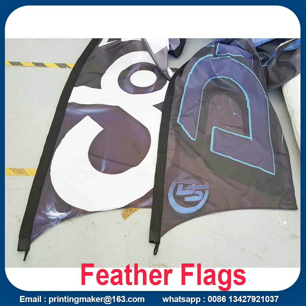 custom printed feather flags