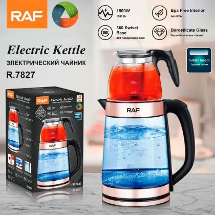 Premium RAF Borosilicate Glass Teapot - Health Multi-Functional Kettle