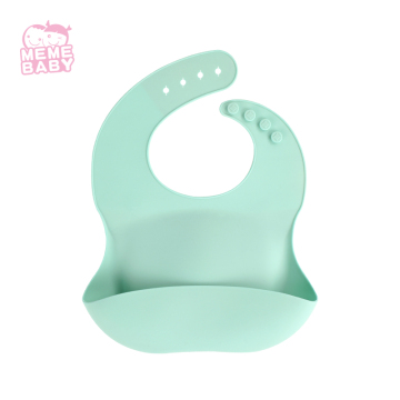 Wholesale Eco friendly Waterproof Silicone Baby Bib