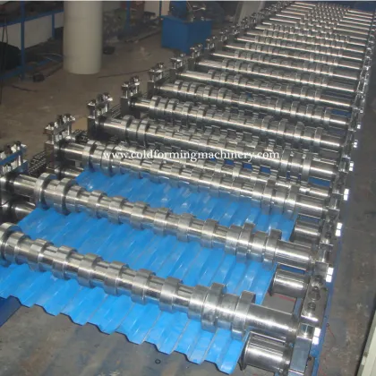 Single Layer Roof Tile Roll Forming Machinery