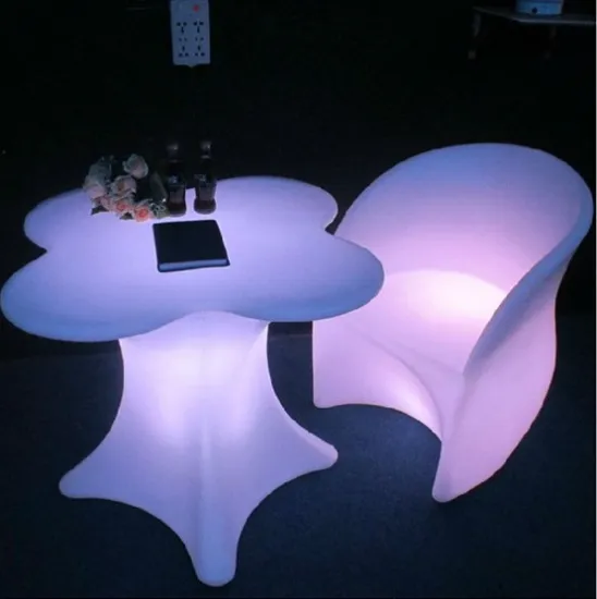 Waterproof Rechargeable LED Flower Bar Table for Clubs