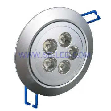 5W Frosted Silver LED Ceiling Light