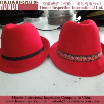Final Products Inspection Of The Huaqiao Hats 