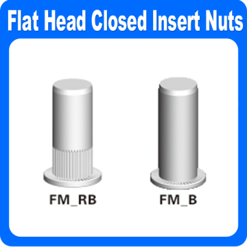 Flat Head Closed End Blind Rivet Nut