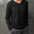 Sweaters de suéteres para hombres Tops de cuello en V