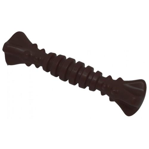 Percell 7.5" Nylon Dog Chew Spiral Bone Chocolate Scent