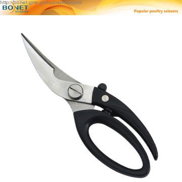 S51004 FDA certificated Stainless Steel Poultry Shears in Double Injd