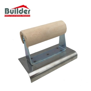6\" X 3\" Manual Gutter Edger Trowel for Drywall and Concrete