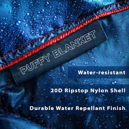 outdoor travel blanket puffy camping blanket