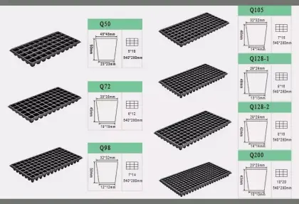 Low Cost Plastic Nursery Plant Propagation Pot Seedling Trays