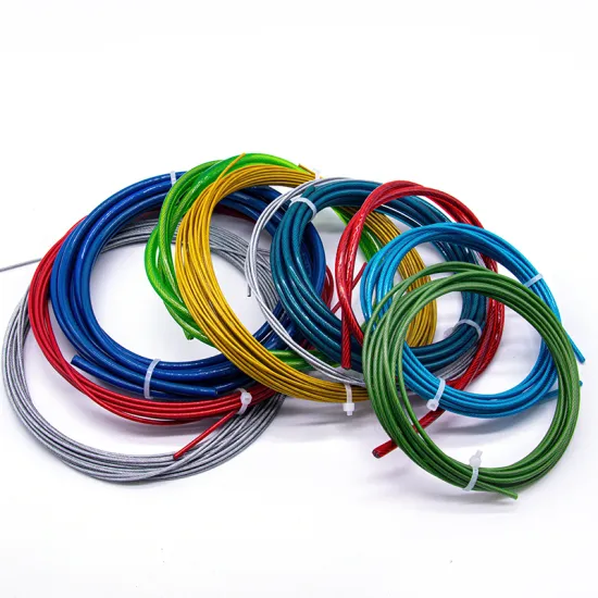 Durable PVC Coated Wire Rope for Industrial Use