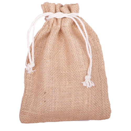 Custom linen drawstring bag online sell