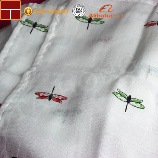 high quality cotton grey muslin fabric softtextile muslin swaddle blanket