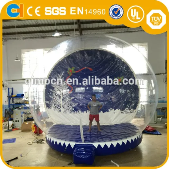 Giant Inflatable Christmas Snow Globe,Inflatable Human Size Snow Globe