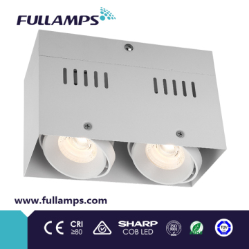 Fullamps 2*10W two heads grille light, kommerzielle Beleuchtung,Burobeleuchtung