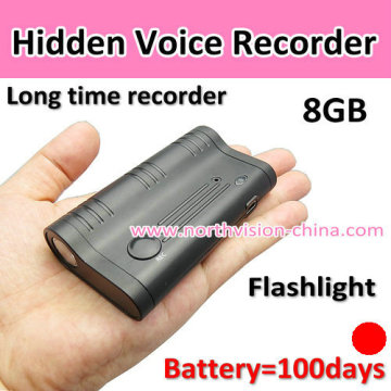 Long Time LED Magnet Digital Voice Recorder (M08)