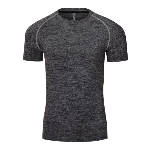 Men Gym Gym Quick Dry Fitness Tam camiseta