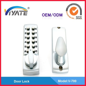 Mechaical Keypad Entry Keyless Glass Door Lock