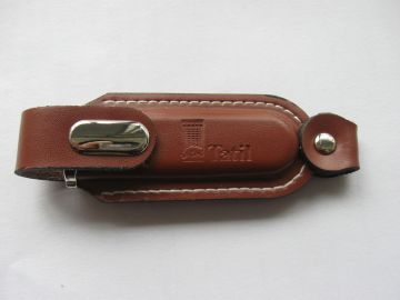 Brown 1gb, 2gb, 4gb, 8gb Leather Usb Flash Disk Sticks ( My-ul01)