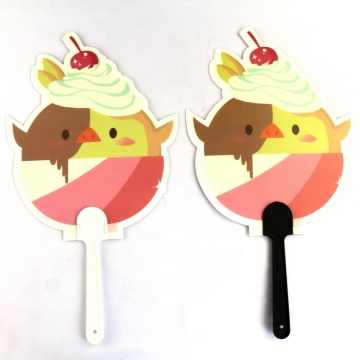 Custom Logo Summer Hot Promotional PP Hand Fans - OEM/ODM Services