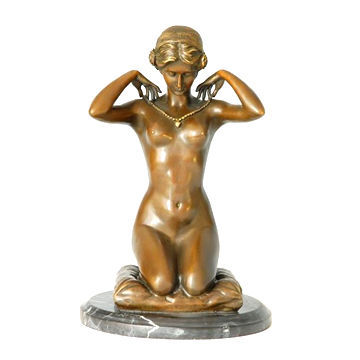 Bronze statues with nude women, customized designs are accepted