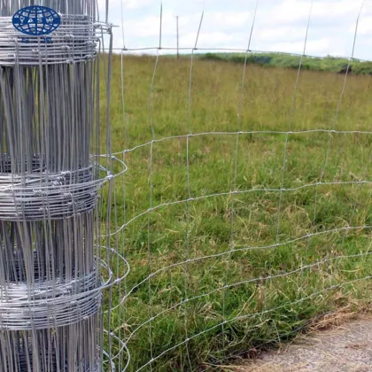 Knotted Wire Fence farm fence