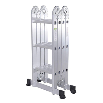 Multi-purpose foldable aluminum extended loft ladder