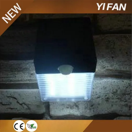 PIR sensor led garden solar light Outdoor with Weatherproof