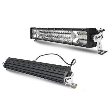 Most Powerful 270W 405W Tri Row IP68 Spot Flood LED Light Bar for Trucks and Cars