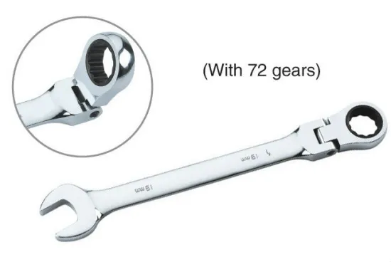 American flexible gear ring wrench combination wrench