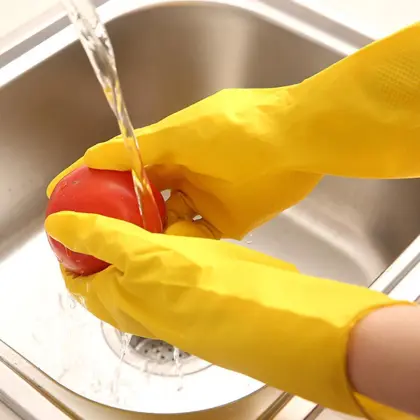 Household Dish-Washing Washing Clothes Rubber Gloves Latex Waterproof Housework Gloves