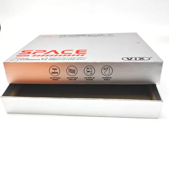 Hot Silver Packaging Box Custom