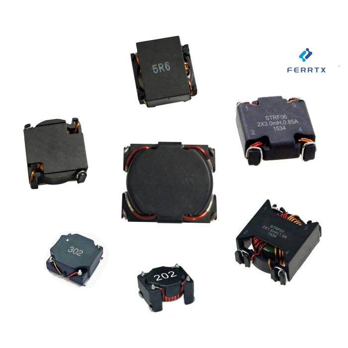 Estrangulador de modo común de línea eléctrica STRF