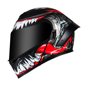 Flip Up Helmet with Visor - ECE 22.06 Certified Full Face Motorcycle Helmet