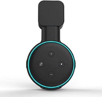 Compact Wall Mount Bracket for Alexa Echo Dot 3rd Gen with Cable Management
