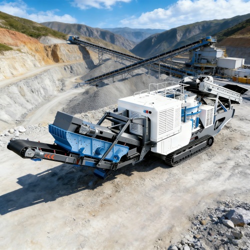 Nhà máy sàng lọc và nghiền di động Crawler