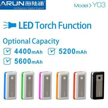 Power bank /Portable cloud power/LED Torch function