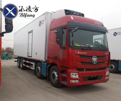 400HP Cummins FOTON 31T Refrigerated Truck for Vegetable and Ice Cream Transportation