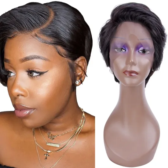 alibaba south africa brazilian best selling 2 inch 4 inch 6 inch pixie cut natural short human hair wigs for black women